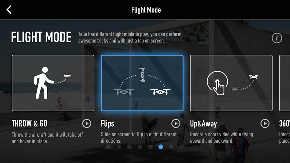 Flight Mode menu