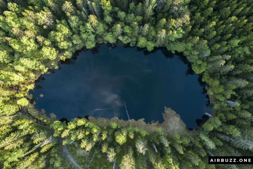 Fiskelaustjernet by drone.