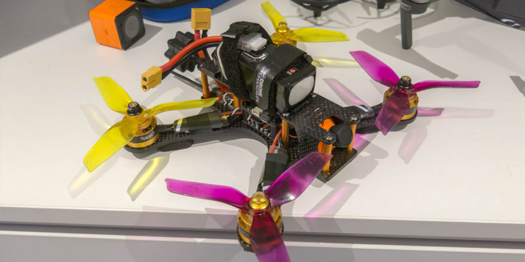 5 inch self build FPV drone called Firebird